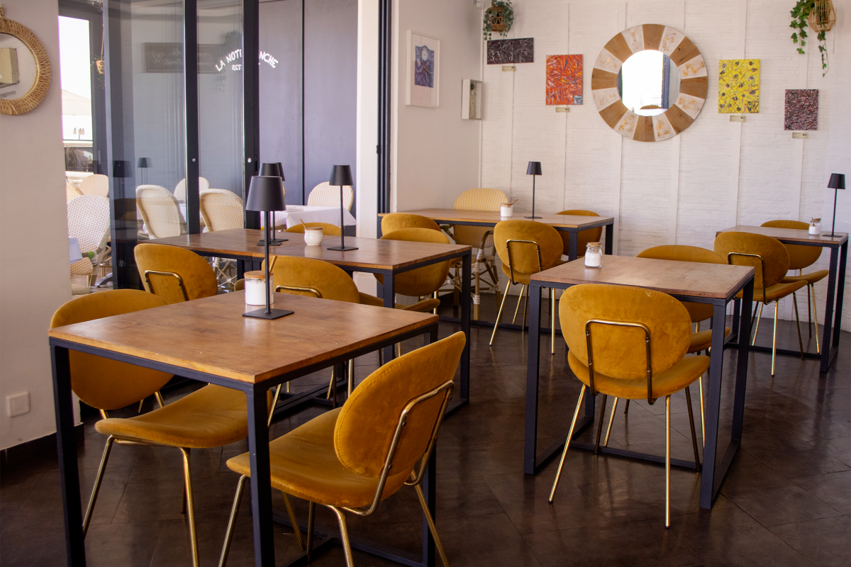 Le restaurant - La Note Blanche - restaurant MENTON - restaurant MENTON